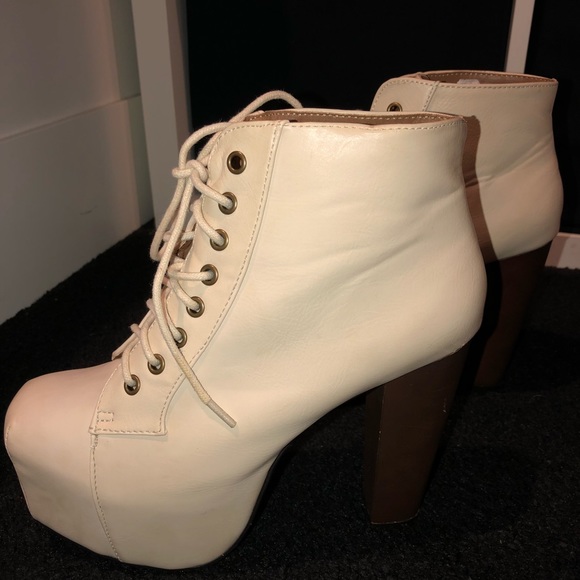 Laceup Platform Booties - Picture 3 of 7